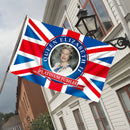 Platinum Jubilee Flag Polyester Queen Elizabeth Banner - British Decor (2) Newly