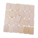 Unfinished Rectangle Gift Hanging  Rope Wedding Wooden Tags Scrapbooing