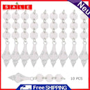 10pcs Acrylic Crystal Beads Garland Chandelier Hangs Wedding Birthday Party Dek