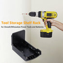 Plastic Storage Shelf 2 in 1 Machine Holder Power Tool Rack for Dewal/Milwaukee