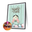 5D DIY Diamond Painting Easter Bunny Full Round Picture Crafts Home Decoration