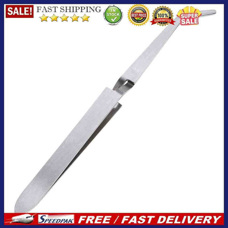 1pc Stainless Steel Nail Art Shaping Tweezer Clip for UV Gel Manicure Tool