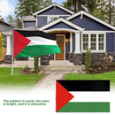 35 X 59 Inch Palestine Flag Polyester Palestinian Banner for School Home Newly