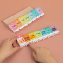 Jewelry Storage Box Medicine Tablet Weekly Daily Pill Box Candy Container