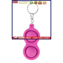 Early Education Stress Reliever Creative Fun Hand Sensory Toys Key Chain Pend