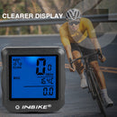 INBIKE Bicycle Computer LCD Digital MTB Road Bike Mileage Counter Wired St