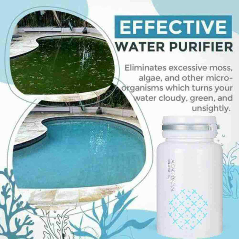 Repellent Crystal Clear Algae Agent Tank Moss Remover ~ Algaecide US F2E0