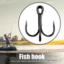 10pcs Fishing Gear Triple Hook High Carbon Steel Sharp Barbed Fishhooks (4)