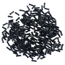 50pcs Bike Brake Inner Cable Tips Crimps Shifter Inner Wire End Cap (Black)