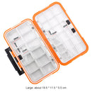 Fishing Tackle Box Double Sided Fishing Lure Bait Hook Storage Box (L) Newly
