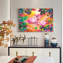 Diamond Painting 5D DIY Two Flamingo Full Round Drill Rhinestone Picture
