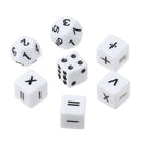Operation Dice Teaching Dices Plus and Minus Dice Board Game Accessories