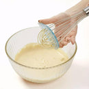 Stainless Steel Kitchen Whisk Blender With Egg Separator Silicone Scraper#
