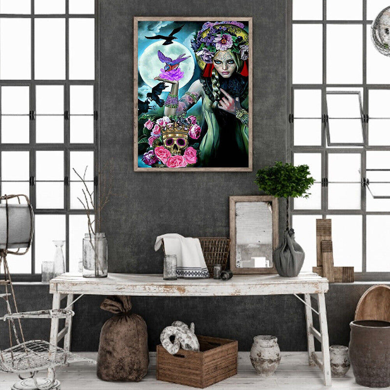 Dark Woman 40x50cm Oil Paint By Numbers Picture DIY Painting SXD202106033