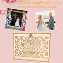 Wooden Wedding Sign In Box Exquisite Wedding Card Box Party Favor Decoration