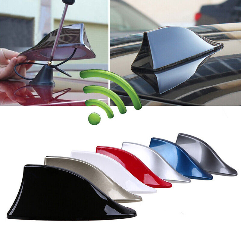Universal Car Auto Shark Fin Roof Antenna Radio FM/AM Decorate Aerial