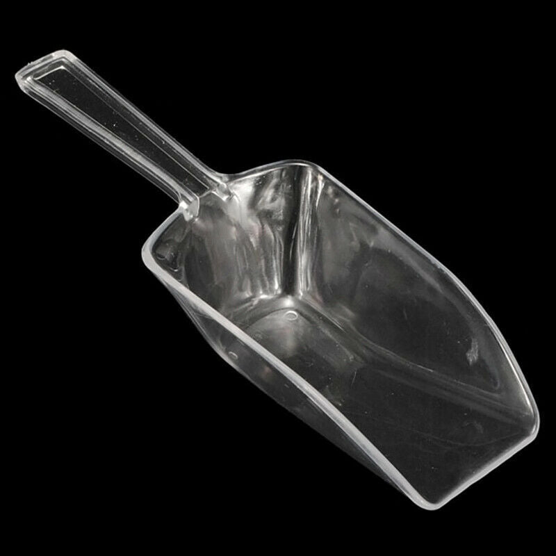 3* Clear Plastic Scoop Bar Buffet Wedding Sugar Sweet Ice Bag Food Gift H5D4
