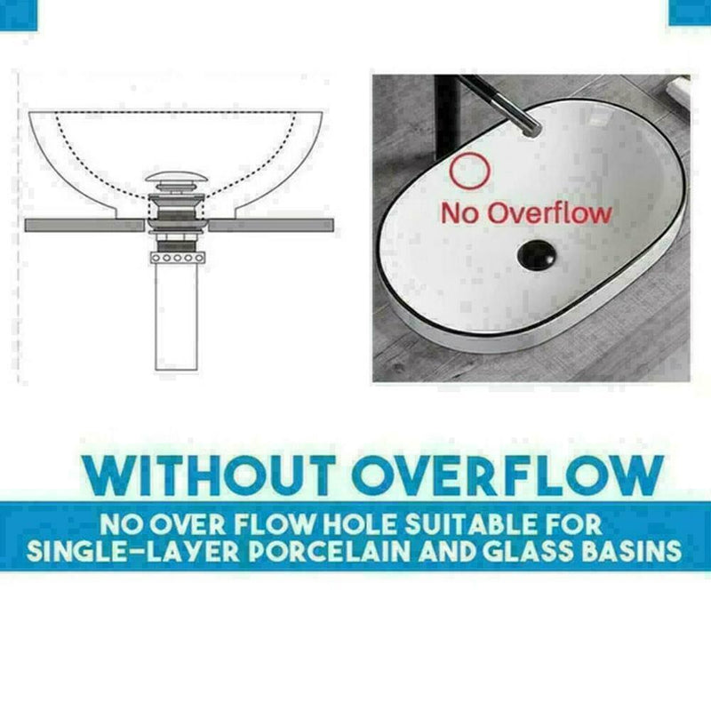 Universal Wash Basin Bounce Drain-Filter Anti Clogging Drainer M8U0