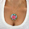 Wooden Crafts Sewing Jewelry Pendant Embroidery Key Ring Making Cross Stitch