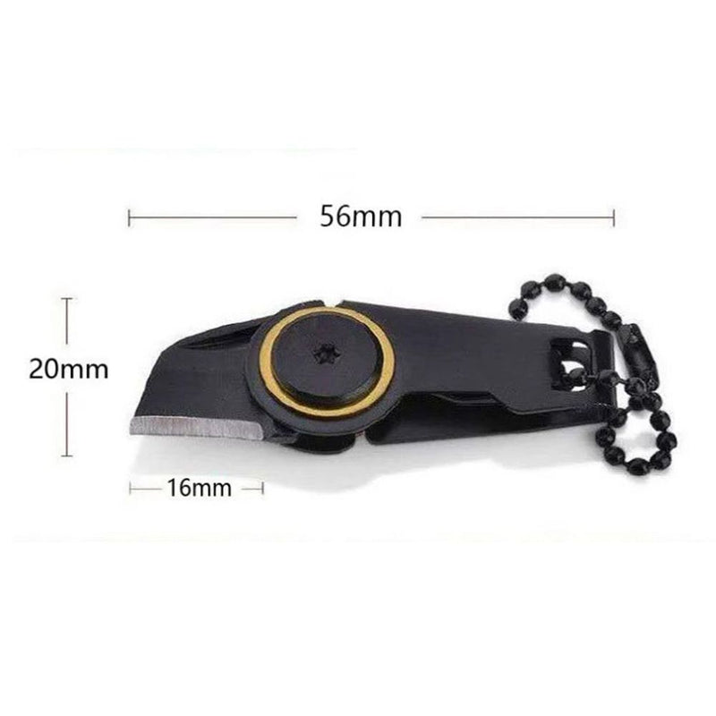 Tool Multifunction Stainless Steel Portable Mini Cutter Key Ring EDC Outdoor