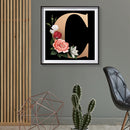 5D Letter C Mosaic Diamond Painting Drawing Full Round Drill DIY Art Handcr
