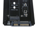 Black Metal Enclosure CY B + M Socket 2 m2 NGFF (SATA) SSD 2.5 SATA Adapter for