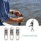 10pcs Stainless Steel Impact Bait Clip Fishing Hook Decoupling Accessories Newly