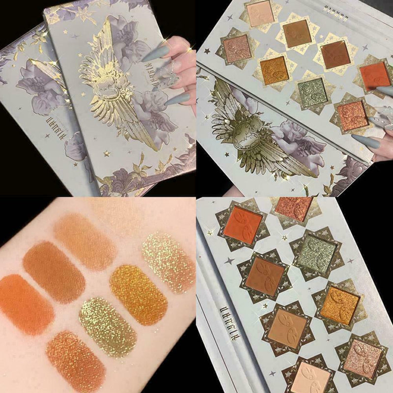 8 Pcs Charm Eyeshadows Glitter Palette Longs lasting Eye Shadows Neon D7Z1 I8T4