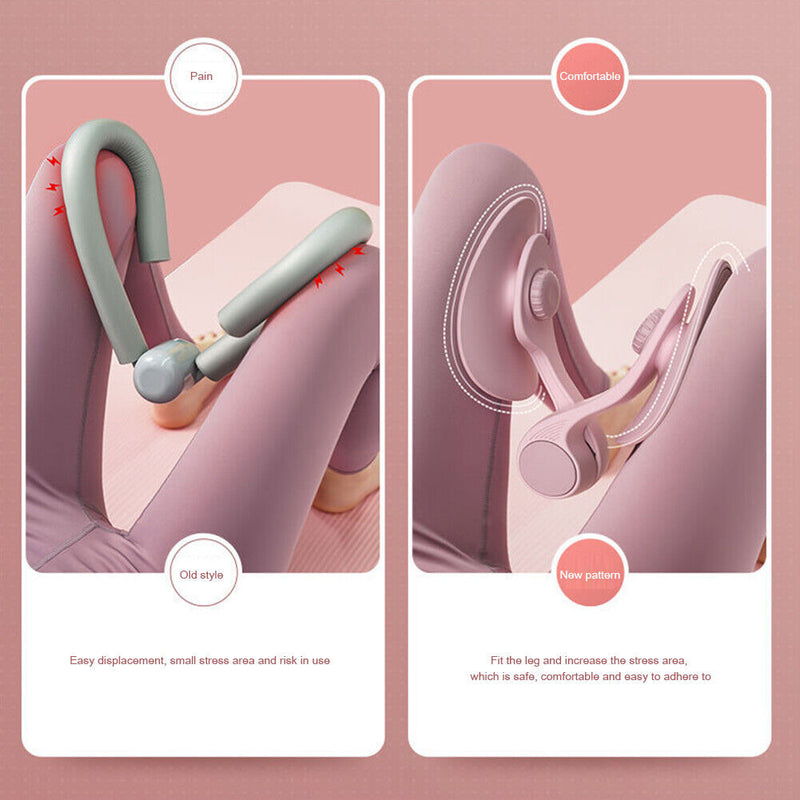 Pelvic Floor Muscle Training Yoga Leg Hip Lifter Buttocks Exerciser (Pink) Newly