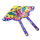 90x50cm Bright Cloth Colorful Butterfly Kite Outdoor Foldable Kites (D) Newly