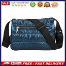 Stripe Nylon Messenger Bag Women Casual Pure Color Crossbody Bags Small Handbags