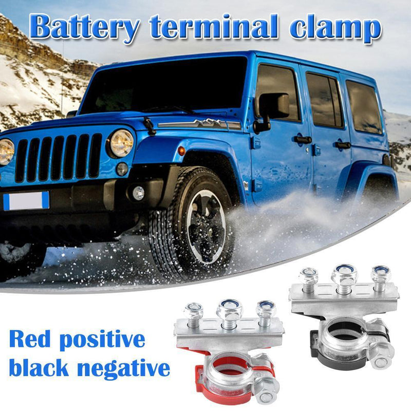 2pcs Car Battery Wire Cable Terminals Clamps Clips Connectors Universal Newly