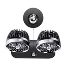 Two Speed Control Double-head Fan Cooling Air Circulator Car Fan Summer Cooling