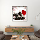 Diamond Painting Love Kitten Full Round Drill Picture of Rhinestone DIY Drawing