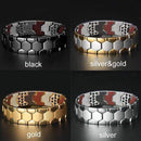 Energy Healing Detachable Bangle Magnetic Therapy Bracelet Black Germanium