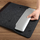 HOMIEE LP1501BR 15.6 inch PU & Felt Laptop Sleeve Newly