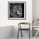 5D DIY Lion Full Round Drill Diamond Painting Artwork Handicraft Picture