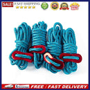 4pcs 4mm Tent Wind Rope Cord Tensioner Outdoor Camping Reflective Lanyard R