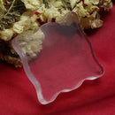 Transparent Acrylic Stamp Seal Block Pad for DIY Scrapbooking Tools(5x5cm)