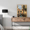 Frameless Oil Paint By Numbers Nordic Style Houses River DIY Canvas Picture