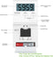 Magnetic Digital Kitchen Timer Alarm Clock Minute Countdown LCD for Cooking