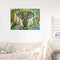 Elephant Acrylic Oil Paint By Numbers Canvas Drawing DIY Hand Painted Wall Art