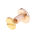 20pcs Copper Leather Craft Belt Wallet Solid Brass Nail Rivets Screws(4) Newly