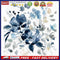 Ink Flower Oil Paint By Numbers Kit DIY Acrylic Painting Picture Frameless Art