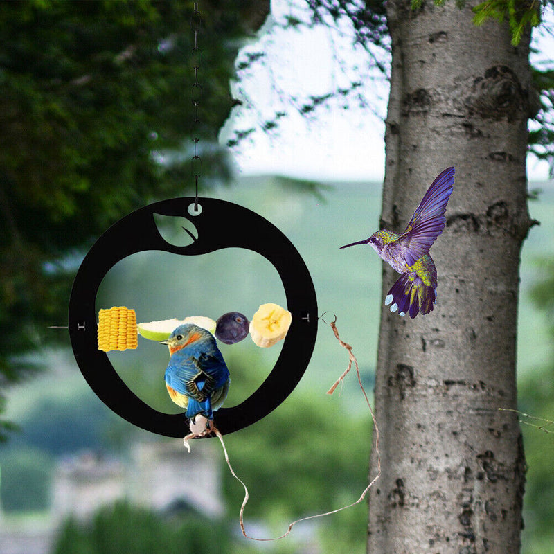 Hanging Fruit Food Holder Cage Container Outdoor Yard Gardening Tree Bird Feeder