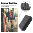 Outdoor Waterproof Sealed Box Shockproof EDC Tools Storage Case (Black XL) Newly