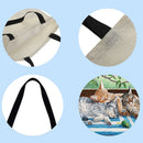 Cats and mouse Printed Shoulder Shopping Bag Casual Large Tote Handbag