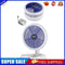 Desktop Cooling Foldable Fan with LED Light Tent Floor Standing Fans (Blue)