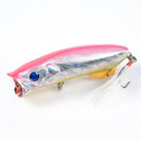 Fishing Lures 8cm 11.3g Feather Hooks Topwater Wobblers Hard Crankbait (2) Newly