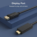 Compatible Converters Cable Adapter DP to HDMI Conversion Cable Displayport